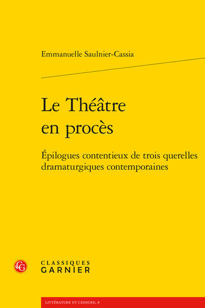 Le théâtre en procès