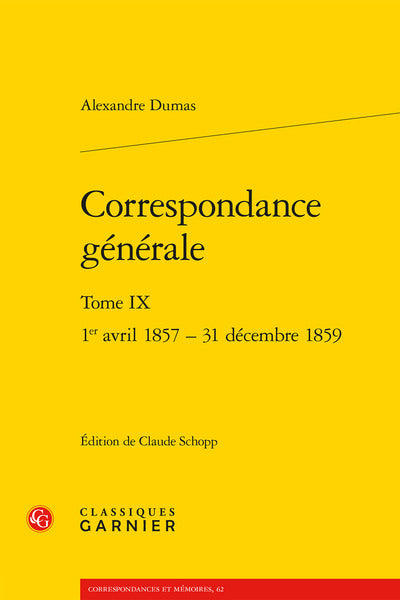 Correspondance générale