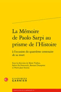 La mémoire de Paolo Sarpi au prisme de l'histoire