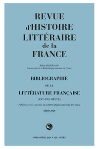 Bibliographie de la littérature française