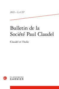 Bulletin de la Société Paul Claudel
