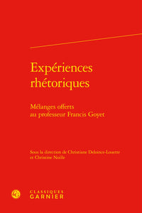 Expériences rhétoriques