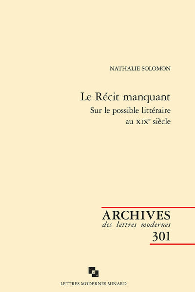 Le récit manquant