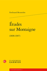 Études sur Montaigne