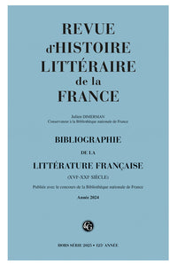 Bibliographie de la littérature française