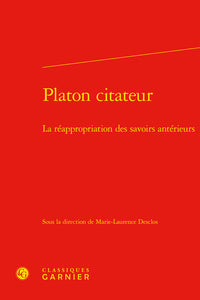 Platon citateur