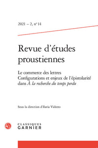Revue d'études proustiennes