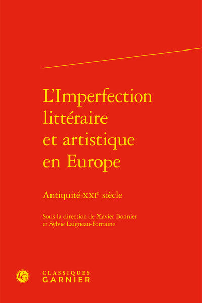 L'imperfection littéraire et artistique en Europe