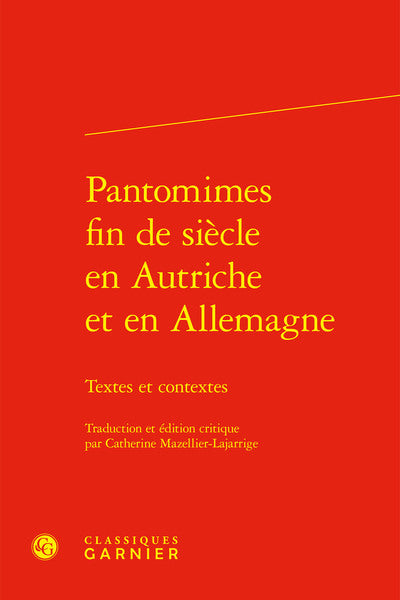 Pantomimes fin de siècle en Autriche et en Allemagne