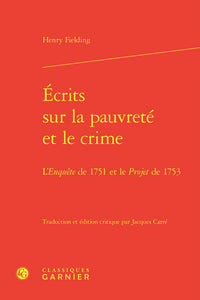 Écrits sur la pauvreté et le crime