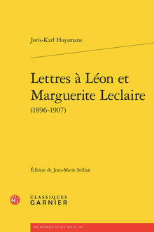 Lettres à Léon et Marguerite Leclaire