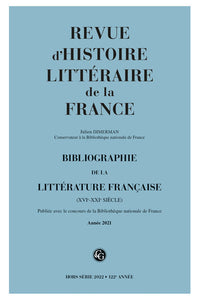Bibliographie de la littérature française