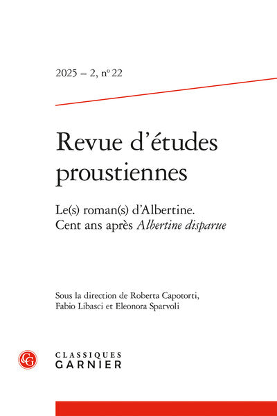 Revue d'études proustiennes