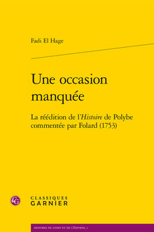 Une occasion manquée