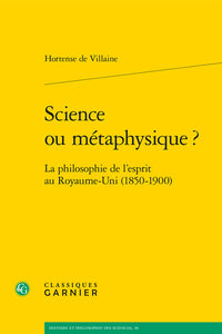Science ou métaphysique ?