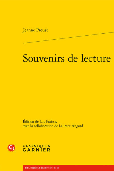 Souvenirs de lecture