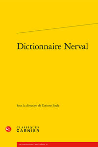 Dictionnaire Nerval