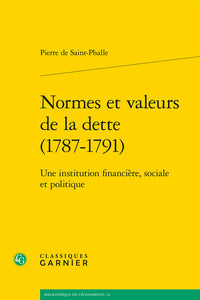 Normes et valeurs de la dette (1787-1791)