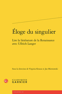Éloge du singulier