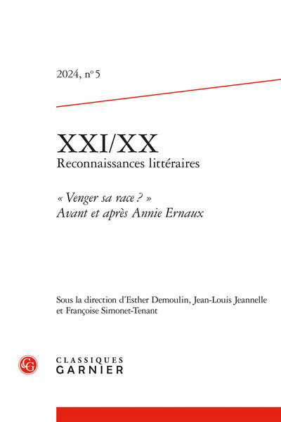 xxi/xx - reconnaissances littéraires