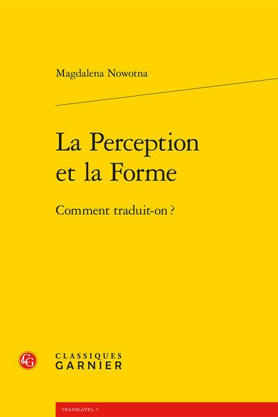 La perception et la forme