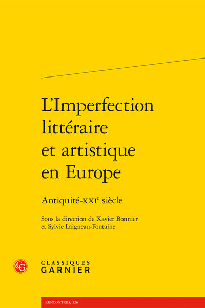 L'imperfection littéraire et artistique en Europe