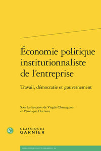 Économie politique institutionnaliste de l'entreprise