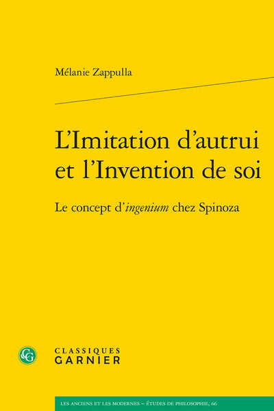 L'Imitation d'autrui et l'Invention de soi