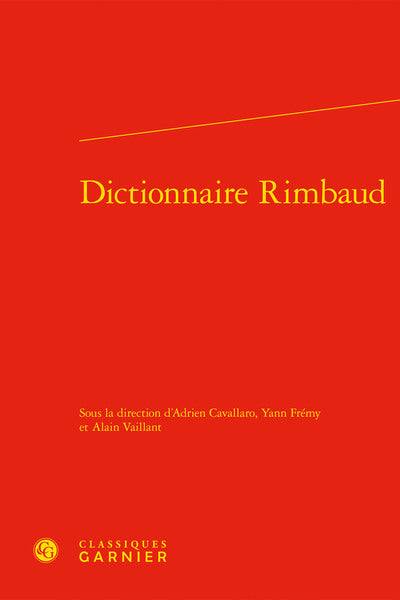 Dictionnaire Rimbaud