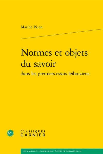 Normes et objets du savoir