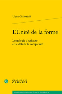 L'Unité de la forme