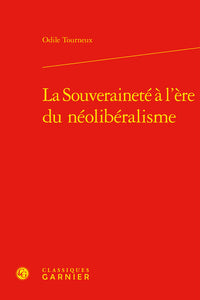 La souveraineté à l'ère du néolibéralisme