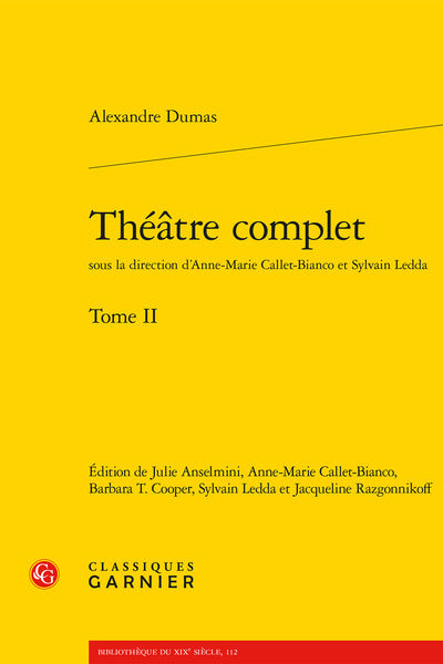 Théâtre complet