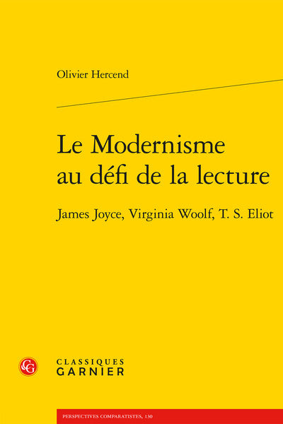 Le Modernisme au défi de la lecture
