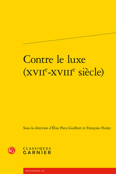 Contre le luxe