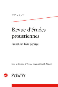 Revue d'études proustiennes