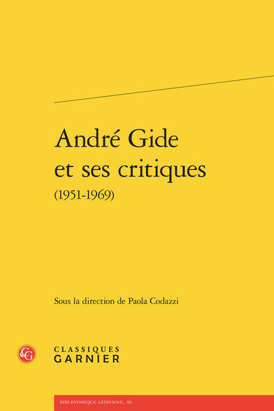 André Gide et ses critiques