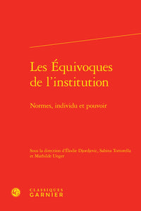 Les équivoques de l'institution