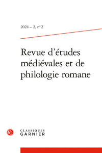 Revue d'études médiévales et de philologie romane