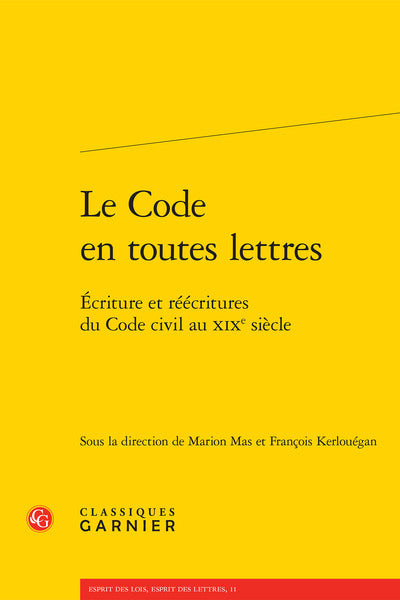 Le Code en toutes lettres