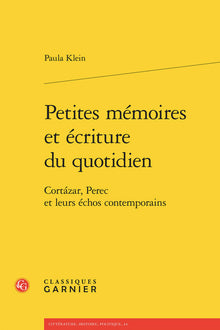Petites mémoires et écriture du quotidien