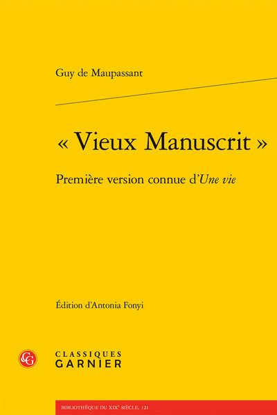 « Vieux Manuscrit »