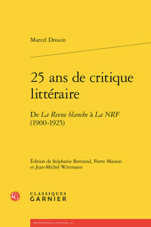25 ans de critique littéraire