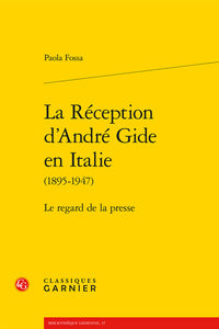 La Réception d'André Gide en Italie