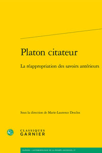 Platon citateur