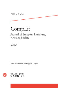 CompLit. Journal of European Literature, Arts and Society