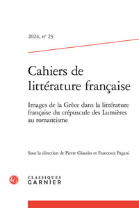 Cahiers de littérature française