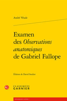 Examen des Observations anatomiques de Gabriel Fallope