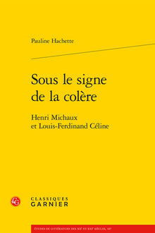 Sous le signe de la colère