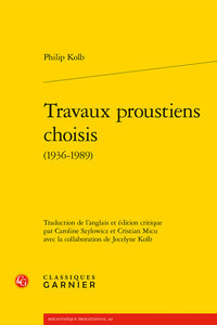 Travaux proustiens choisis